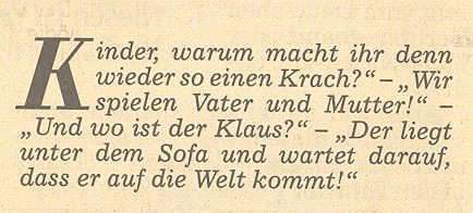 Nur ein Spaß!